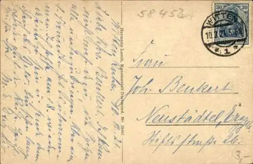 Ak Witten an der Ruhr, Haus Witten