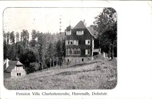 Ak Bad Herrenalb im Schwarzwald, Pension Villa Charlottensruhe, Dobelstraße