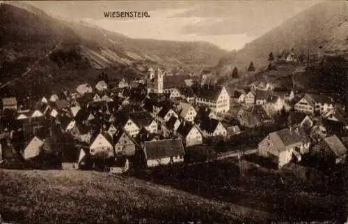 Ak Wiesensteig in Württemberg, Panorama