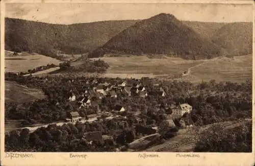 Ak Bad Ditzenbach in Württemberg, Bahnhof, Miltenburg