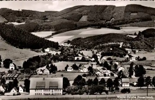 Ak Nieder Eslohe im Sauerland, Gesamtansicht