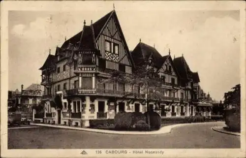 Ak Cabourg Calvados, Hotel Normandy