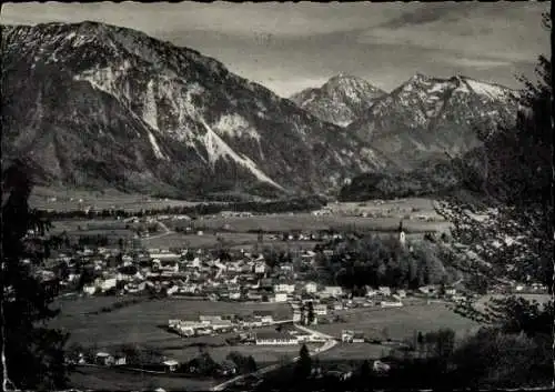 Ak Ruhpolding in Oberbayern, Panorama, Rauschberg, Sonntagshorn
