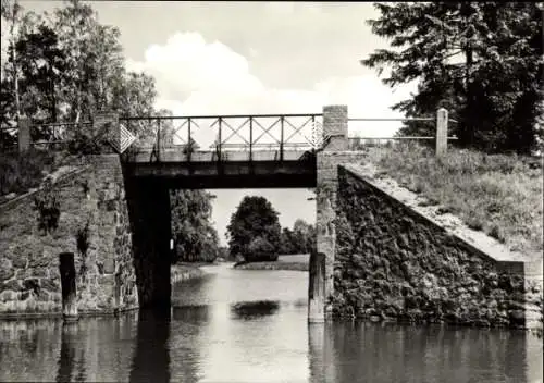 Ak Rheinsberg in der Mark, Schlabornbrücke