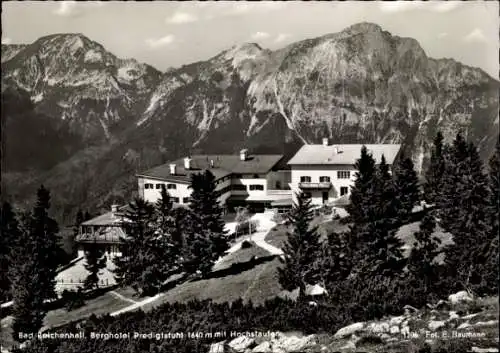 Ak Bad Reichenhall in Oberbayern, Predigtstuhl, Predigtstuhlbahn, Berghotel