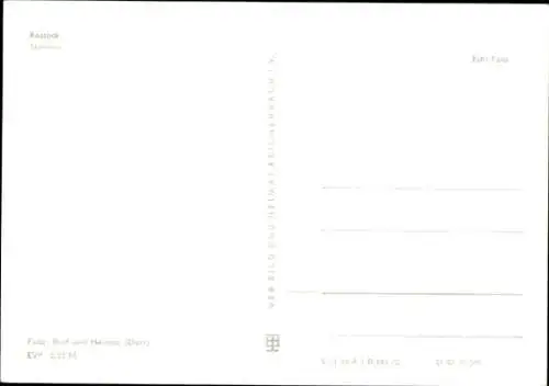 Ak Hansestadt Rostock, Steintor, Straßenbahn