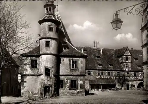 Ak Rothenburg ob der Tauber Mittelfranken, Hegereiterhaus