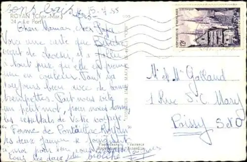 Ak Royan Charente Maritime, le Port