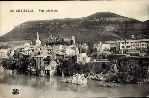 Ak Creissels Aveyron, Vue generale