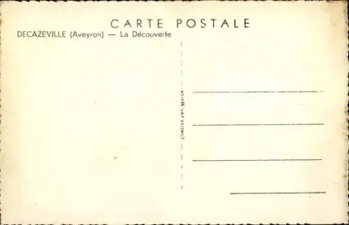 Ak Decazeville Aveyron, La Decouverte