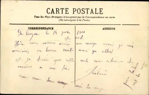 Ak La Cavalerie Aveyron, vue générale du Camp du Larzac