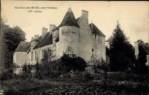 Ak Vierzon Cher, Chateau des Murs