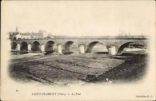 Ak Saint Florent Cher, Pont