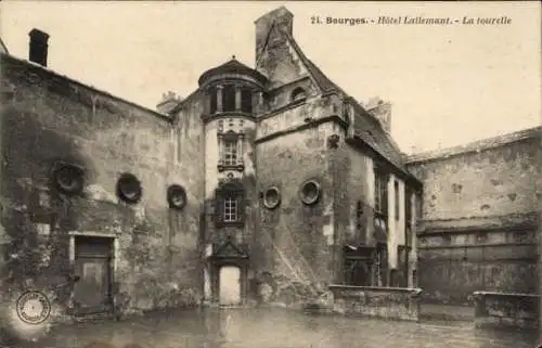 Ak Bourges Cher, Hotel Lallemant, La tourelle