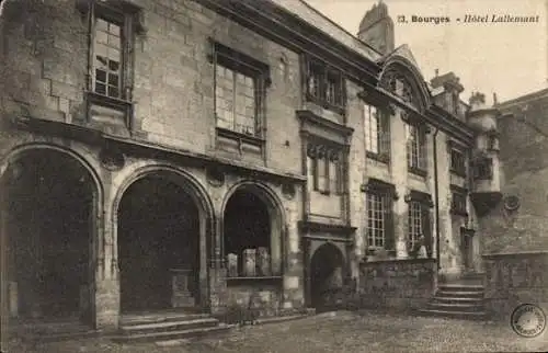 Ak Bourges Cher, Hotel Lallemant