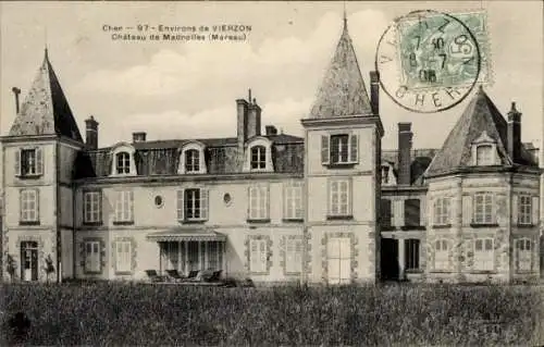 Ak Vierzon Cher, Chateau de Madrolles