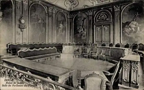 Ak Douai Nord, Justizpalast, Saal des Parlaments von Flandern