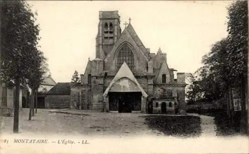 Ak Montataire Oise, Kirche