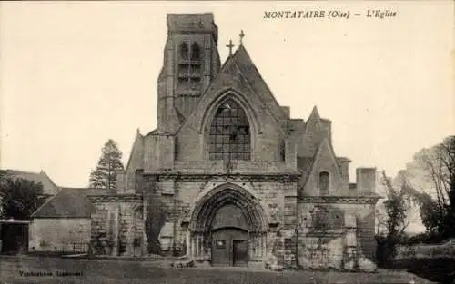 Ak Montataire Oise, Kirche