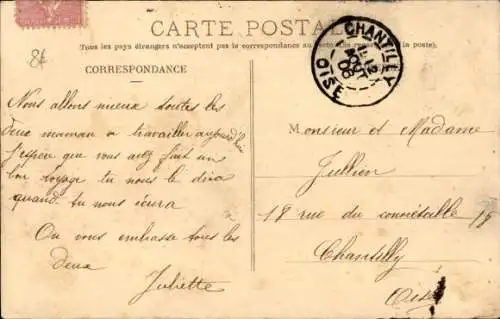 Ak Montataire Oise, La Mairie