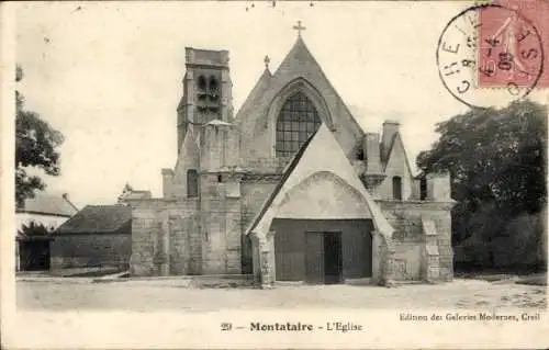 Ak Montataire Oise, Kirche