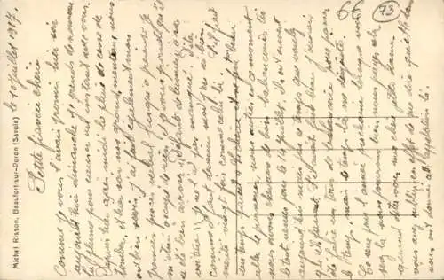 Ak Beaufort Savoie, Gesamtansicht
