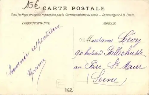 Ak Thomery Seine et Marne, Serre de ME Salomon, eine andere Ansicht