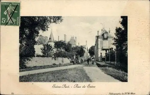 Passepartout Ak Seine Port Seine et Marne, Rue de Seine