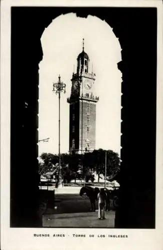 Ak Buenos Aires Argentinien, Torre de Los Ingleses, Blick auf einen Uhrturm