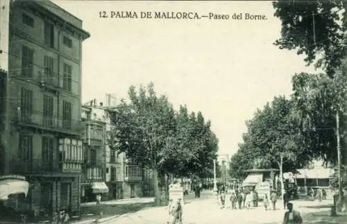 Ak Palma de Mallorca Balearen, Paseo del Borne