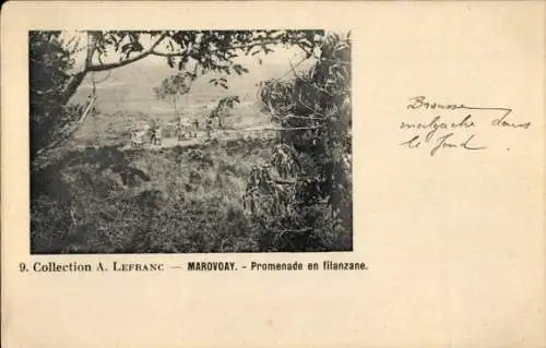 Ak Madagaskar, Marovoay, Filanzane-Wanderung