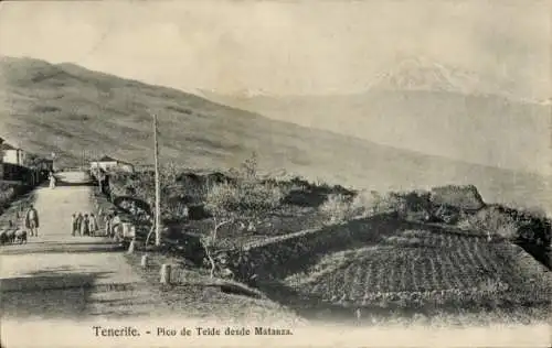 Ak Teneriffa Teneriffa Kanarische Inseln Spanien, Pico de Teide von Matanza