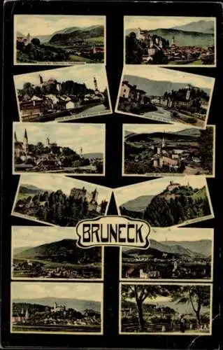 Ak Bruneck Brunico Südtirol, Gesamtansicht