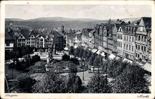 Ak Siegen in Westfalen, Blick auf den Markt