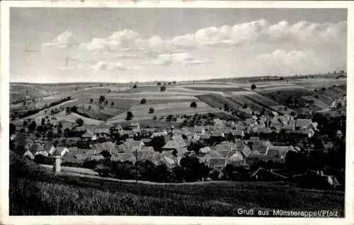 Ak Münsterappel in der Pfalz, Ortsansicht