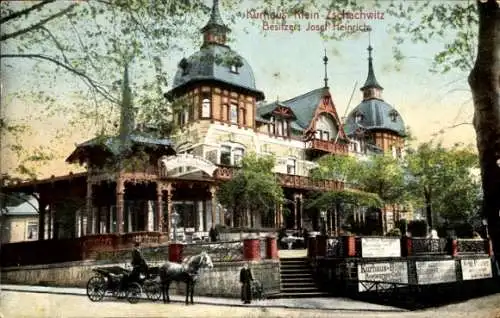 Ak Dresden Kleinzschachwitz, Kurhaus, Bes. Josef Heinrich