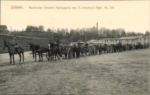 Ak Döbeln, Maschinengewehr Kompanie 11. Inf. Regt. Nr. 139