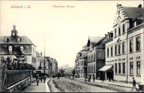 Ak Limbach in Sachsen, Chemnitzer Straße