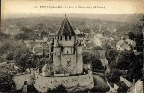 Set von 47 Ak Provins Seine et Marne,Maison Du Bourreau,Caesar Keep etc.