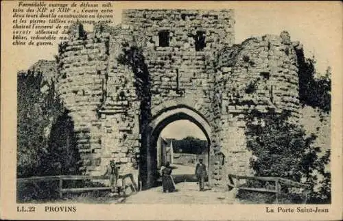 Set von 47 Ak Provins Seine et Marne,Maison Du Bourreau,Caesar Keep etc.