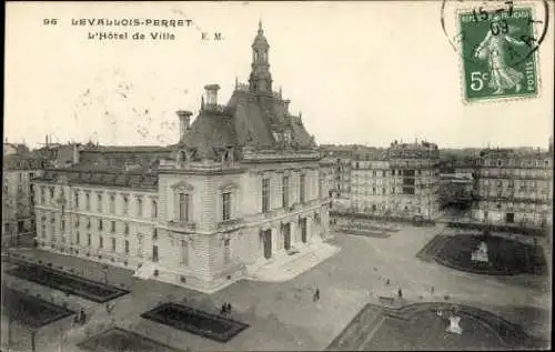 Set von 27 Ak Levallois Perret Hauts de Seine,Mairie de Levallois-Perret, Temple De La Petite Étoile