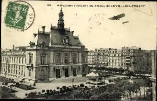 Set von 27 Ak Levallois Perret Hauts de Seine,Mairie de Levallois-Perret, Temple De La Petite Étoile