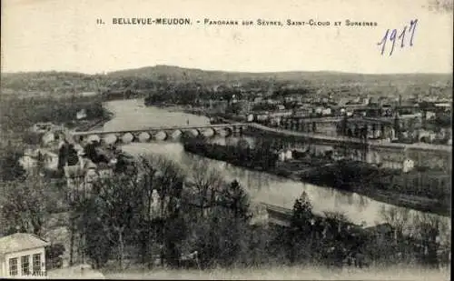 Set von 36 Ak Bellevue Hauts de Seine