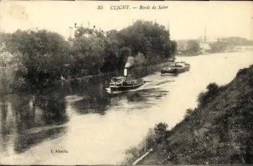 Set von 15 Ak Clichy Hauts de Seine