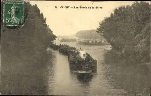 Set von 15 Ak Clichy Hauts de Seine