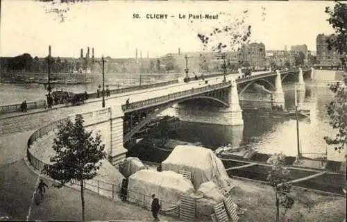 Set von 15 Ak Clichy Hauts de Seine