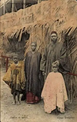 Ak Village Senegalais, Chef et sa famille