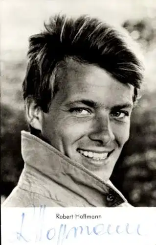 Ak Schauspieler Robert Hoffmann, Portrait, Autogramm
