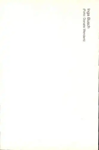 Ak Schauspielerin Inga Busch, Portrait, Autogramm