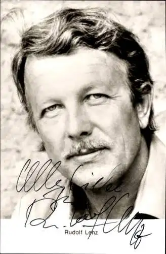 Ak Schauspieler Rudolf Lenz, Portrait, Autogramm